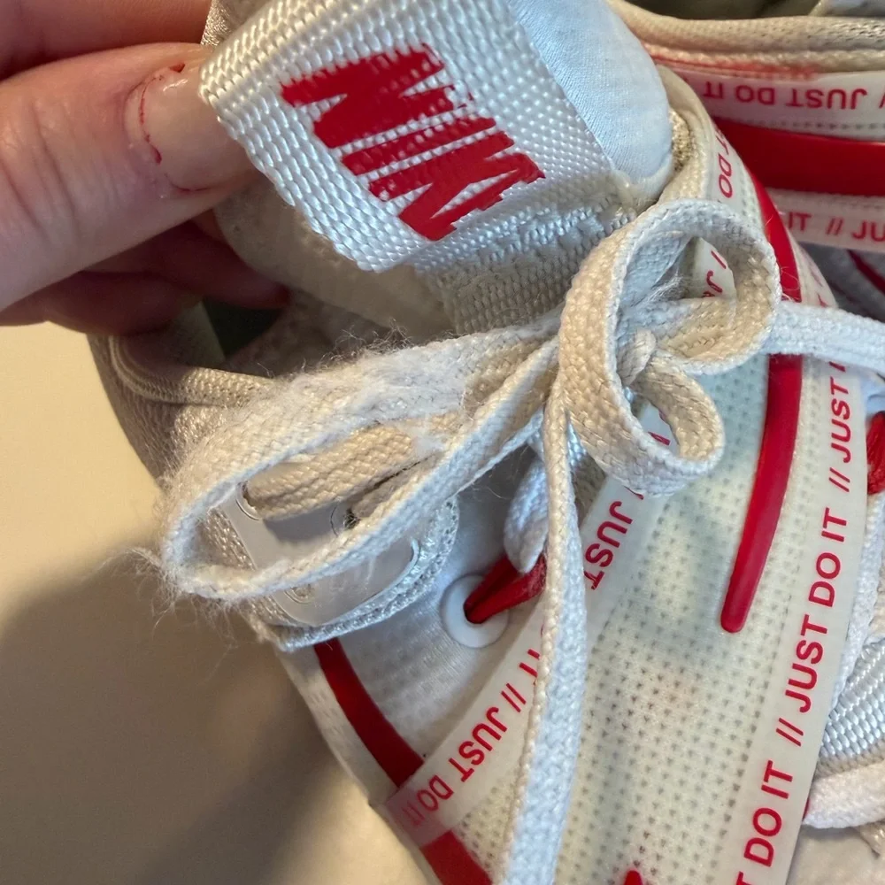 Nike React HyperSet White Red Size 7.5 Volleyball Shoes